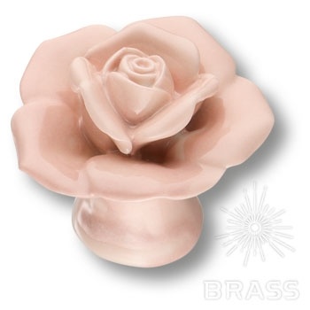 Brass Ручка кнопка 3060-PINK розовый фото 1
