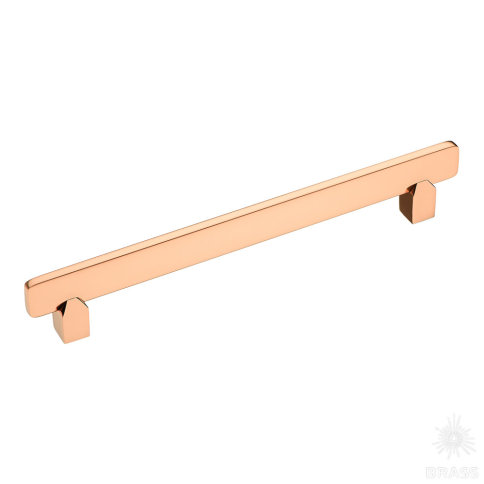 Brass Ручка скоба 2554-008-128 медный 128 мм фото 1