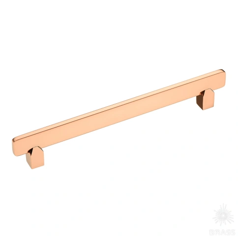 Brass Ручка скоба 2554-008-128 медный 128 мм фото 1