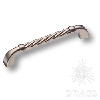 Brass Ручка скоба 7581-500 матовый никель 128 мм фото 1