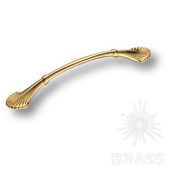 Brass Ручка скоба 352128MP11 глянцевое золото 128 мм фото 1
