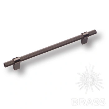 Brass Ручка рейлинг 8774 0192 BBN-BBN чёрный матовый никель 192 мм фото 1