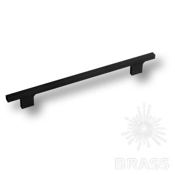Brass Ручка скоба 8080.0192.865 чёрный матовый 192 мм фото 1