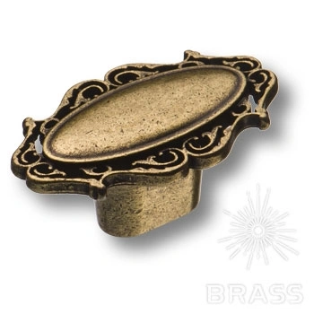 Brass Ручка кнопка 15.381.00.12 античная бронза фото 1