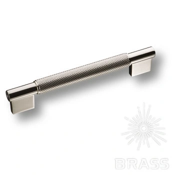 Brass Ручка скоба 15.083.128.160.07 глянцевый хром 128-160 мм фото 1