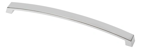 Ручка скоба UZ-G1-192-01 глянцевый хром 192 мм фото 1