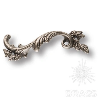 Brass Ручка скоба 15.216.64.16 left старое серебро 64 мм  фото 1