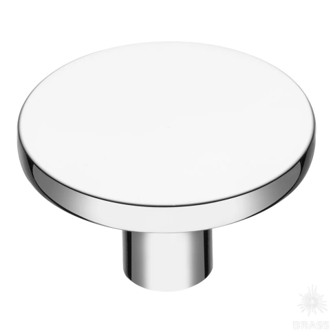 alt="Купить Ручка кнопка 35-Chrome глянцевый хром Brass мебельная фурнитура оптом и в розницу"