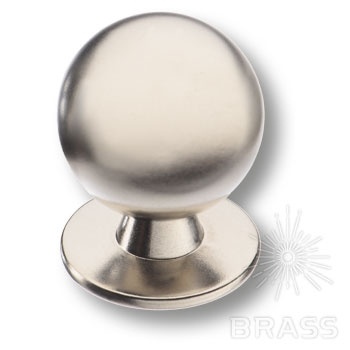 Brass Ручка кнопка 1116.0025.017 никель  фото 1