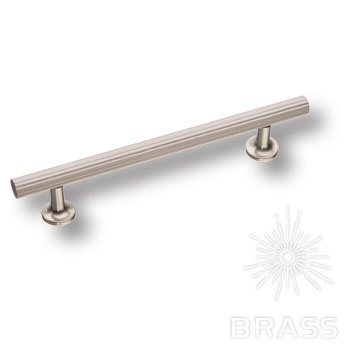 Brass Ручка скоба 8887 0128 NB-NB матовый никель 128 мм фото 1