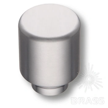 Brass Ручка кнопка 4237 001MP19 сатинированный хром фото 1