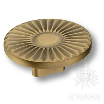 Brass Ручка кнопка 4193 016MP30 состаренная бронза 16 мм фото 1