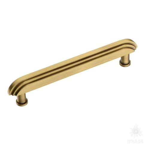 Brass Ручка скоба 25240-013-128 латунь состаренная латунь 128 мм фото 1