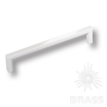 Brass Ручка скоба 6765-582 GREY BRIGHT глянцевый серый 128 мм фото 1