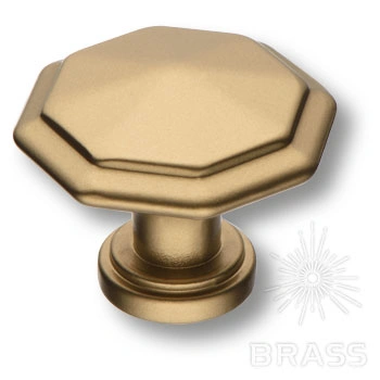 Brass Ручка кнопка 15.309.01.36 полированная латунь фото 1