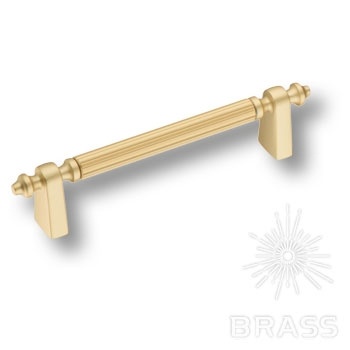 Brass Ручка скоба 1121 128PC35 матовое золото 128 мм фото 1