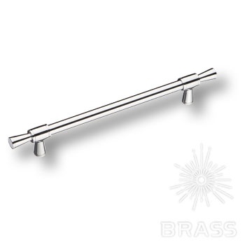 Brass Ручка рейлинг 4690 0192 CR-CR глянцевый хром 192 мм фото 1