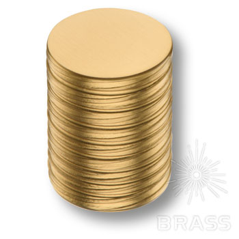 Brass Ручка кнопка 1484 0020 GB матовая латунь фото 1
