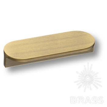 Brass Ручка скоба 6808 0096 0002 ABM состаренная латунь 96 мм фото 1
