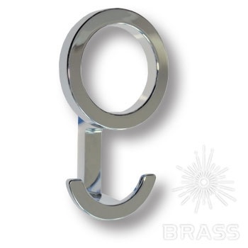 Brass Крючок мебельный трёхрожковый 716MP02 глянцевый хром фото 1
