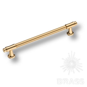 Brass Ручка скоба 1117 192MP11 глянцевое золото 192 мм фото 1