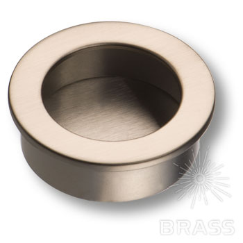 Brass Ручка врезная 3511-038 сатиновый никель фото 1