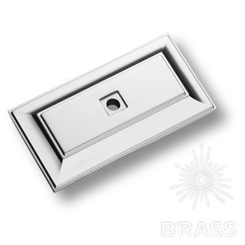 Brass Подложка для мебельных ручек 3041 0070 CR глянцевый хром фото 1