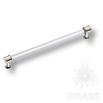 Brass Ручка скоба 2595-016-192 глянцевый никель 192 мм фото 1