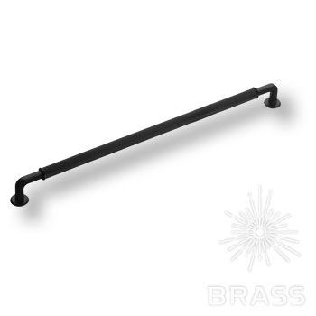 Brass Ручка рейлинг 2160 0320 Matt Black матовый чёрный 320 мм фото 1