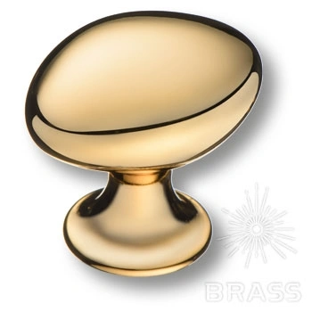 Brass Ручка кнопка 15.340.00.19 глянцевое золото  фото 1