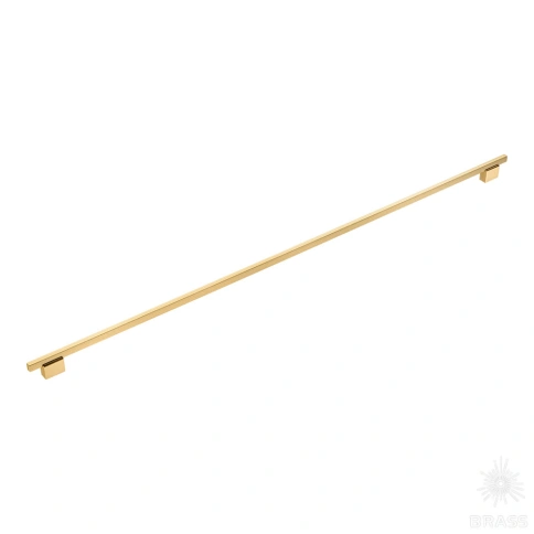 Brass Ручка скоба 2552-011-832 латунь сатинированная латунь 832 мм фото 1