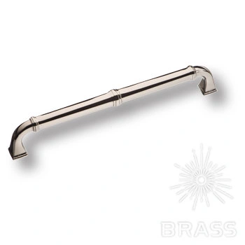 Brass Ручка скоба 4224 0192 PN глянцевый никель 192 мм фото 1