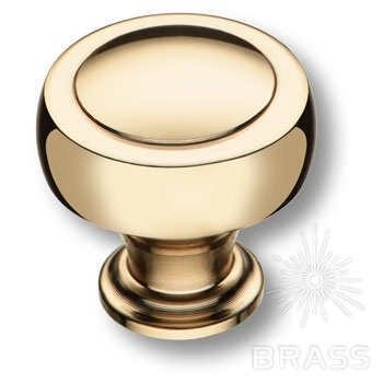 Brass Ручка кнопка 1915 0032 GL глянцевое золото фото 1