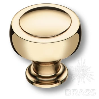 Brass Ручка кнопка 1915 0032 GL глянцевое золото фото 1