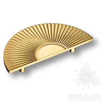 Brass Ручка скоба 1193 096MP11 глянцевое золото 96 мм фото 1