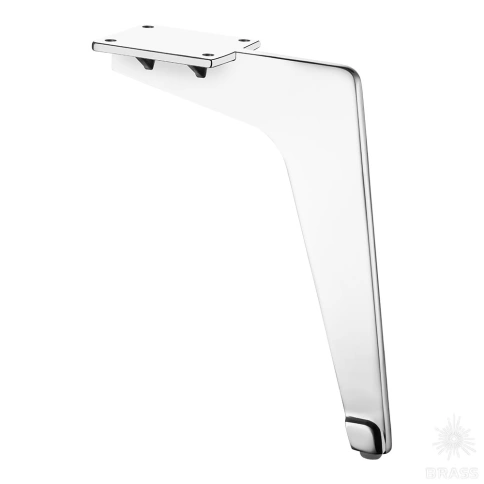 Brass Опора мебельная 1330 0200 Chrome Milano глянцевый хром 200 мм фото 1