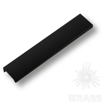 Brass Ручка торцевая 8926 0160 AL6 чёрный 160 мм фото 1