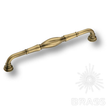 Brass Ручка скоба 4477 0192 ABM состаренная латунь 192 мм фото 1