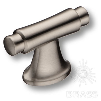 Brass Ручка кнопка модерн 4117 016MP08 сатиновый никель 16 мм фото 1
