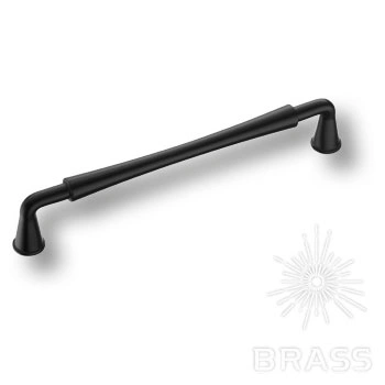 Brass Ручка скоба 543-160-Matt Black черный 160 мм фото 1