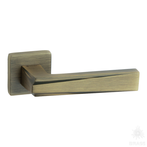Brass Ручка дверная HA249RO11 ABM ROCCA состаренная латунь фото 1