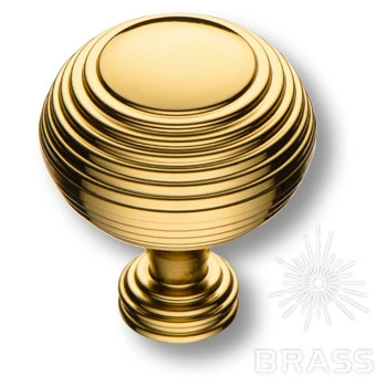 Brass Ручка кнопка 1937 0038 GL глянцевое золото фото 1