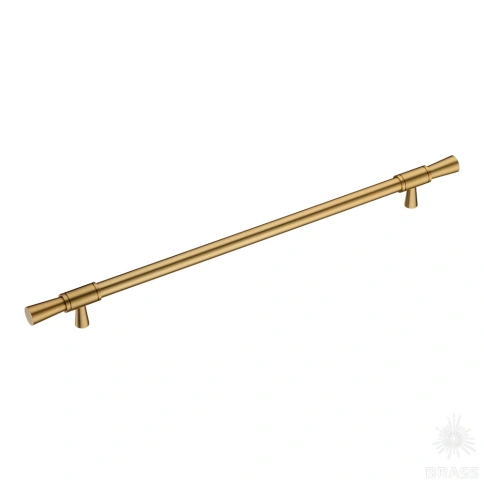 Brass Ручка скоба 2553-011-320 латунь сатинированная латунь 320 мм фото 1