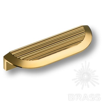 Brass Ручка скоба 9064 0096 GL глянцевое золото 96 мм фото 1