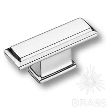 Brass Ручка кнопка 4104 016MP02 глянцевый хром 16 мм фото 1