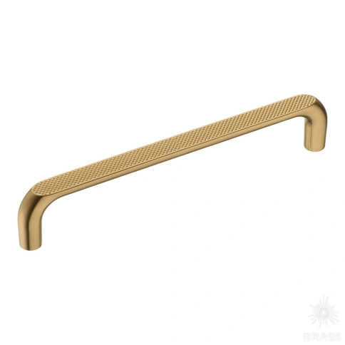 alt="Купить Ручка скоба 396-160-Champagne Gold матовая латунь 160 мм Brass. Мебельная фурнитура оптом и в розницу."