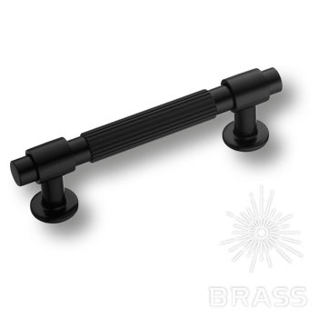 Brass Ручка рейлинг 9380 0096 AL6-AL6 черный 96 мм фото 1