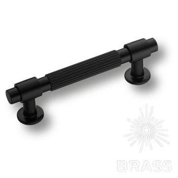 Brass Ручка рейлинг 9380 0096 AL6-AL6 черный 96 мм фото 1