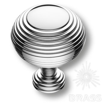 Brass Ручка кнопка 1937 0038 CR глянцевый хром фото 1