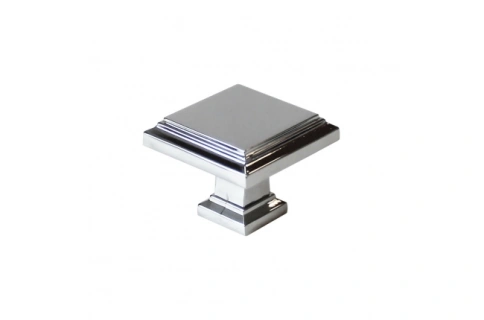 Ручка кнопка RM-17201-01 глянцевый хром фото 1